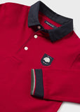 Mayoral Boys Red Cotton Polo Shirt