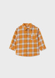 Mayoral Boys Orange Check Shirt