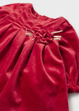 Mayoral Baby Girls Red Velvet Dress