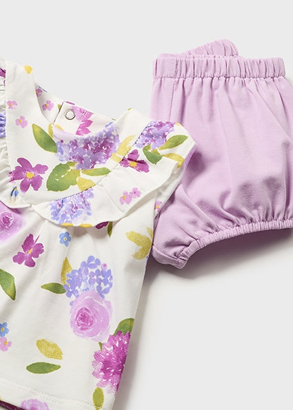 Mayoral Baby Girls Floral Shorts Set