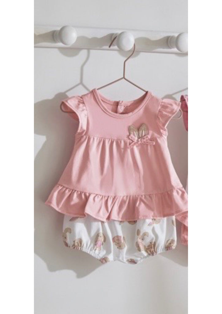Mayoral Baby Girls Pink Shorts Set