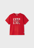 Mayoral Boys Red Cotton T-Shirt