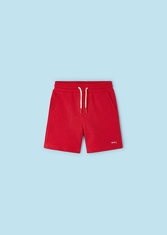 Mayoral Boys Red Jersey Shorts