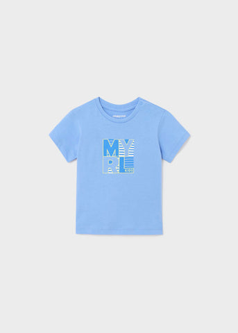 Mayoral Pale Blue Basic T-Shirt