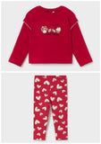Mayoral Girls Red Leggings Set