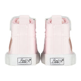 LITTLE A PALE PINK HIGH TOP TRAINERS
