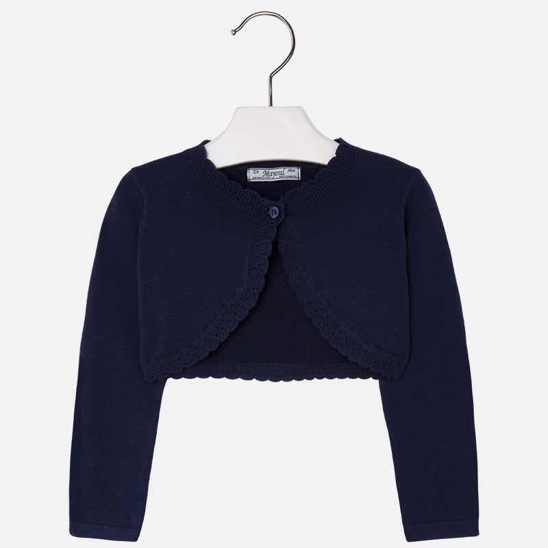 Mayoral Navy Blue Bolero Cardigan Girls SALE – Cherubs