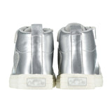 A DEE SILVER HIGH TOP TRAINERS