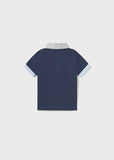 MAYORAL NAVY BLUE COTTON POLO SHIRT