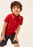 MAYORAL RED COTTON POLO SHIRT