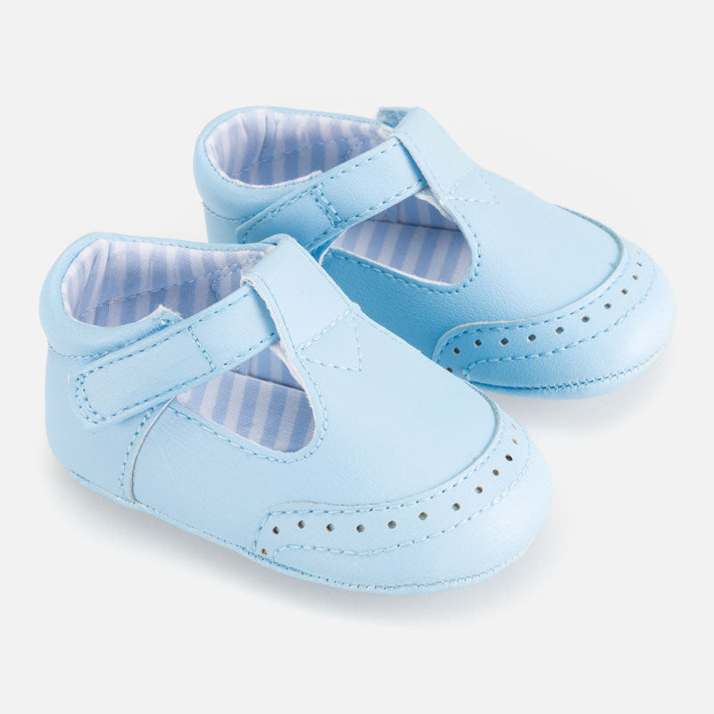 Mayoral Baby Boys Pale Blue Pram Shoes 9272